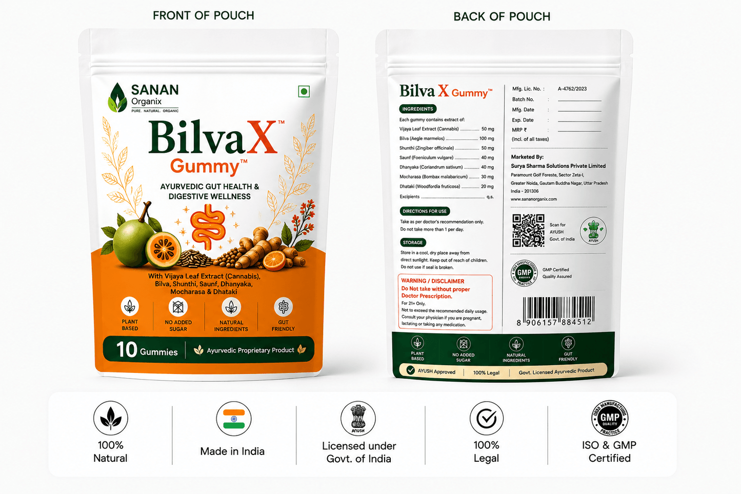 BilvaX Gut Health Gummy™