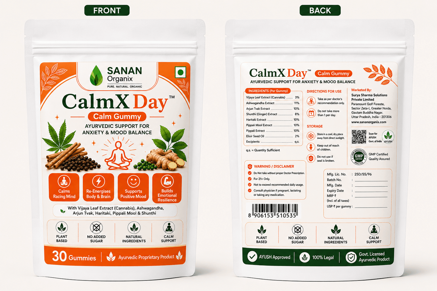 CalmX Day™ — Calm Gummy