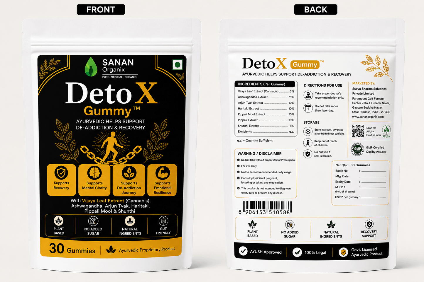 DetoX De-Addiction Gummy™