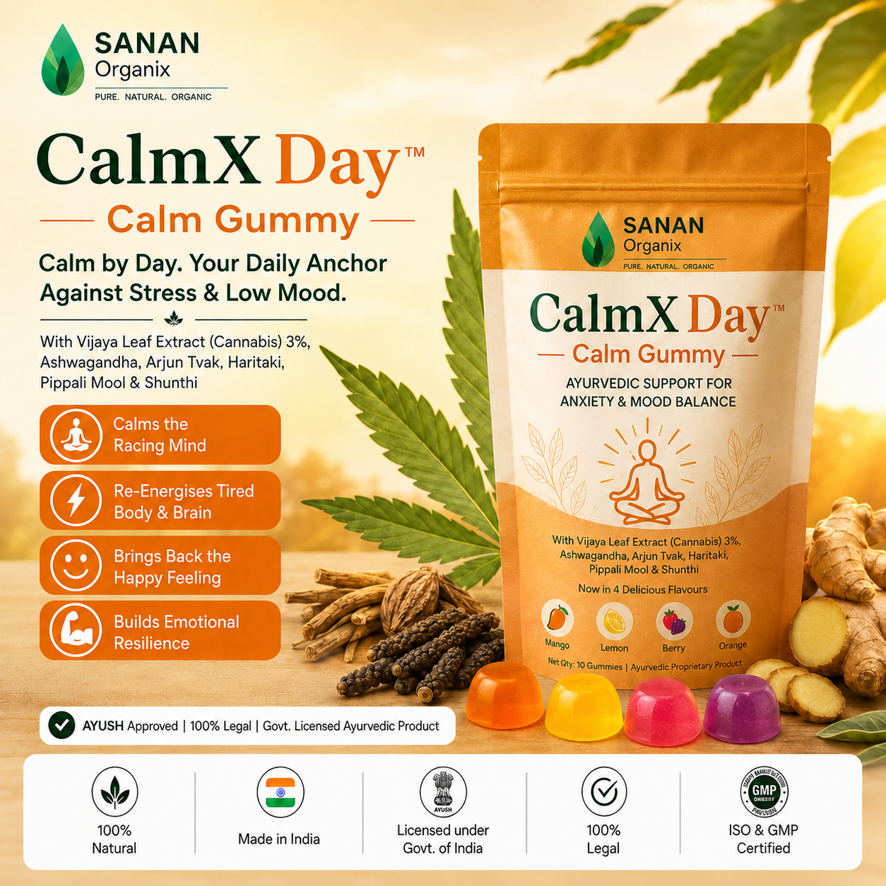CalmX Day™ — Calm Gummy