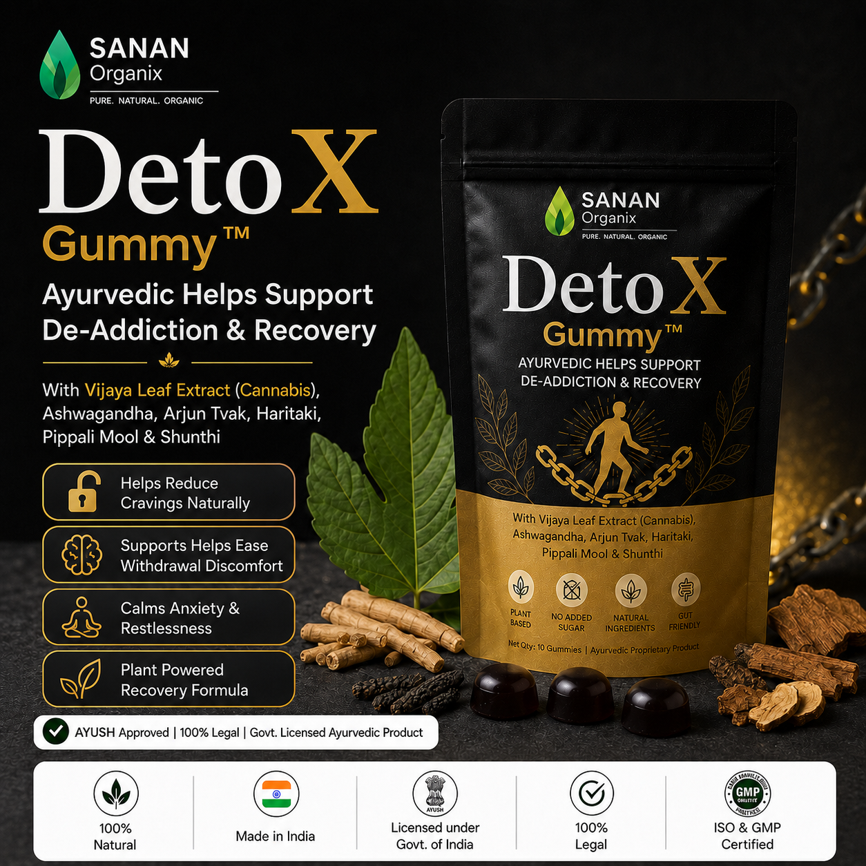 DetoX  De-Addiction Gummy™