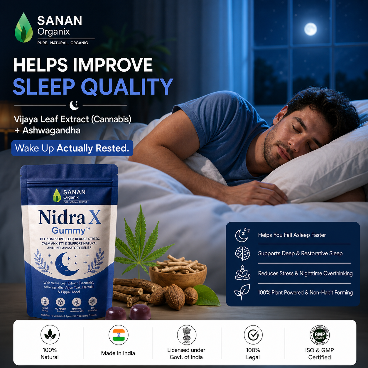 NidraX Sleep Gummy