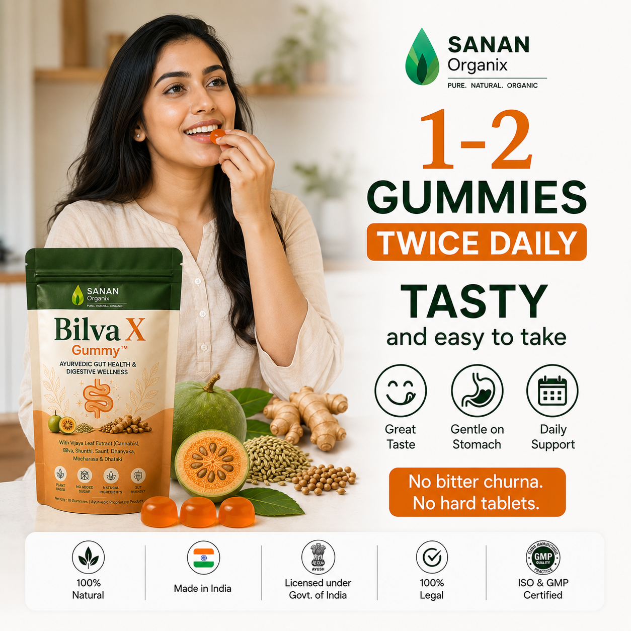 BilvaX Gut Health Gummy™