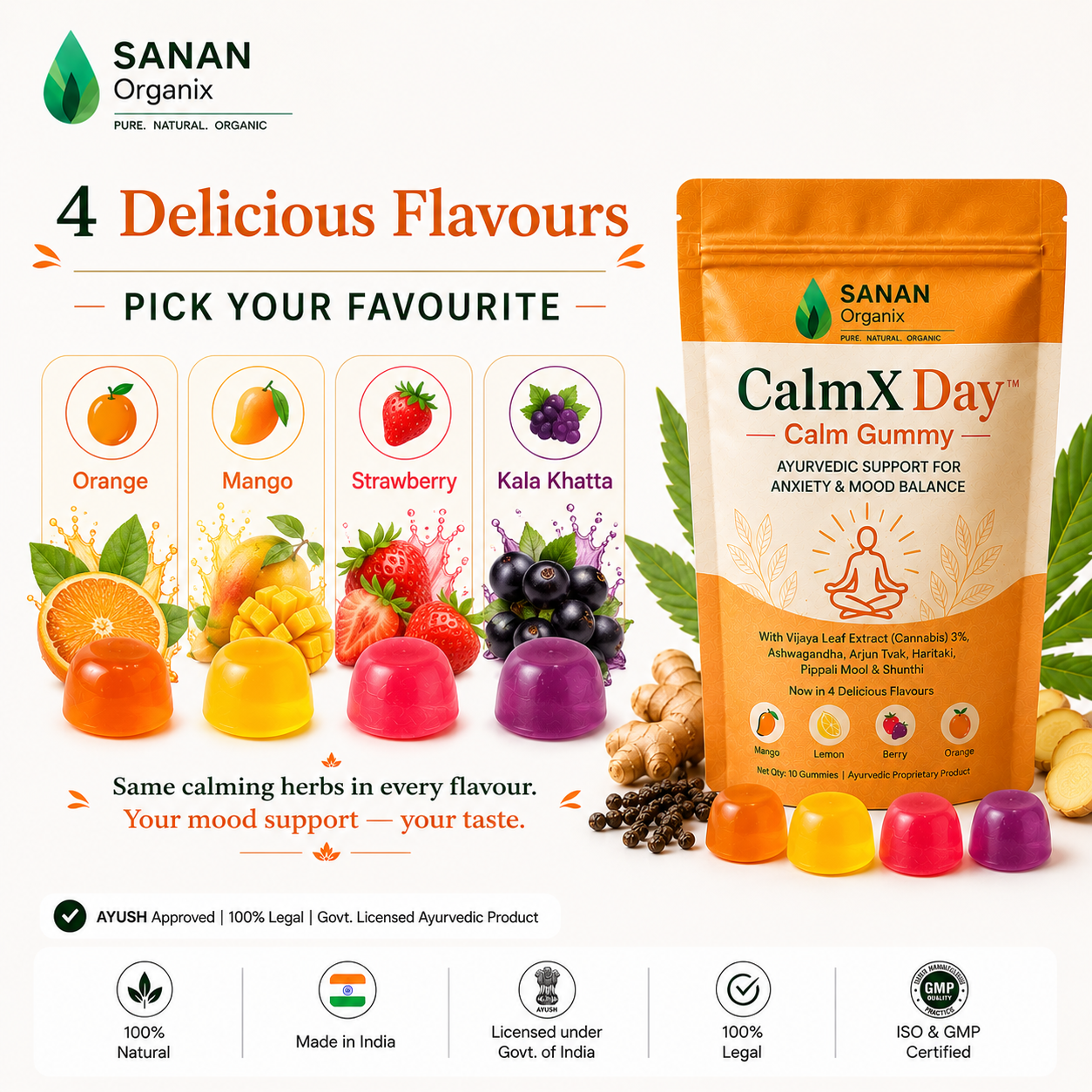 CalmX Day™ — Calm Gummy
