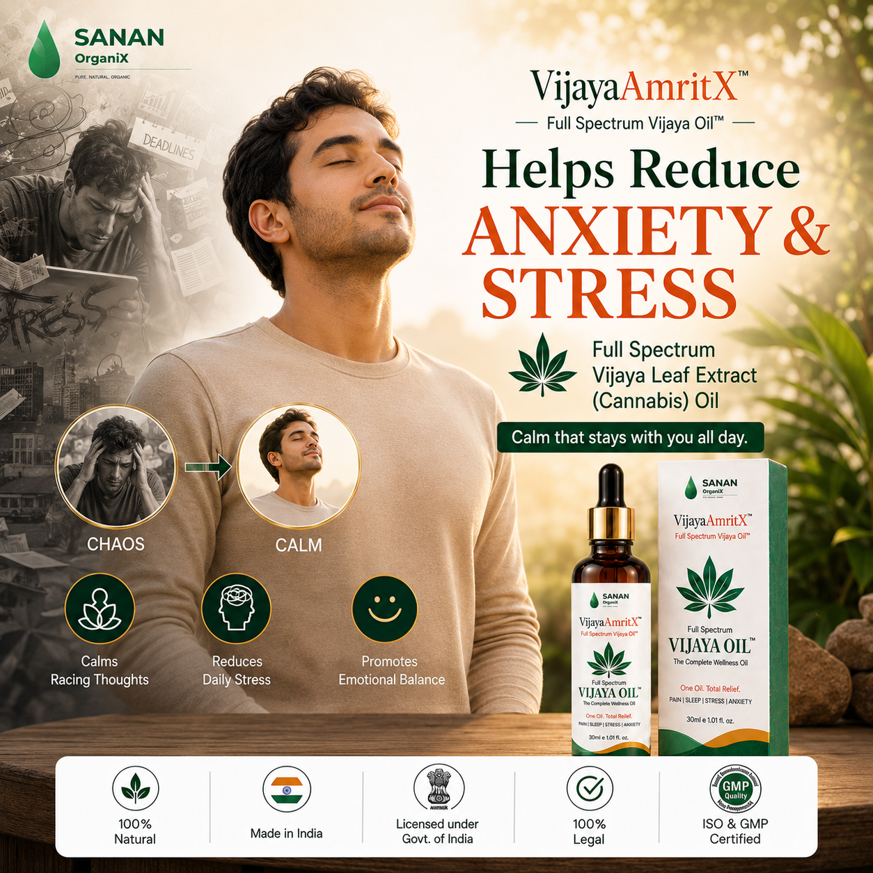 VijayaAmritX Full Spectrum Vijaya Oil™